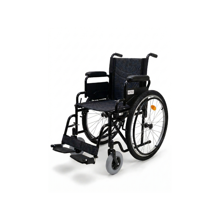 Silla de ruedas Todoterreno Sagitta | Abatible | Descansa brazos y descansa pies desmontables | Accesible, Funcional y Confiable para Uso Diario